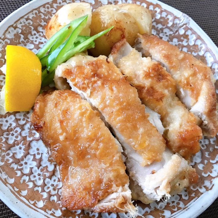 staubでバリっとチキンステーキ☆ストウブ